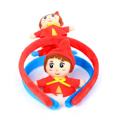 15cm of Aangepast Leuk van het de Pluchehaar van Beeldverhaalbeelden van het de Klemmenmeisje de Haarspelddoll