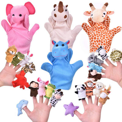 20cm Interessant Zacht Doll van Pluche Dierlijk Handpoppen voor Babys