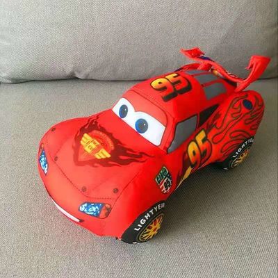 25cm Auto Toy Printing Logo van Mcqueen van de Douane de Beeldverhaal Gevulde Auto Rode