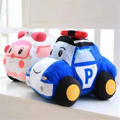 25cm Eco Vriendschappelijke de Katoenen Jongensgift van Polly Ambulance Plush Police Car