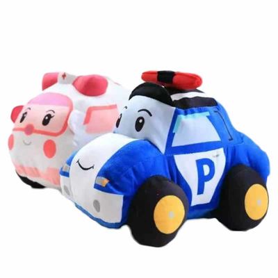 25cm Eco Vriendschappelijke de Katoenen Jongensgift van Polly Ambulance Plush Police Car