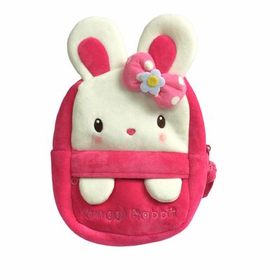 OEM de Roze van de de Plucherugzak van het Beeldverhaalkonijn van de de Pluchezak Leuke Kinderen Mini Schoolbag