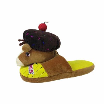 Gele Melkkoe Zachte Pluche Gevulde Dierlijke Modelleringspluche Flip Flop