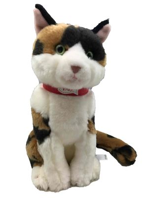 Van het de Pluchespeelgoed van Grey And White Cat Stuffed de Daggift van Dierlijk Zacht de Stoffenvalentine