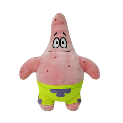 40cm Patrick Star Plush Pillow ISO9001 Patrick Star Stuffed Toy For Jonge geitjesverjaardag