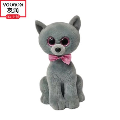 30CM de Simulatie Vlotte Grey Cat Stuffed Animal Plush Toys voelt