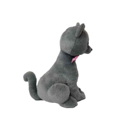30CM de Simulatie Vlotte Grey Cat Stuffed Animal Plush Toys voelt