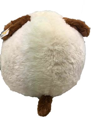 Het leuke Witte Corgi-Hoofdkussen van de Plucheslaap voor het Huisdecor van de Bedoem Aangepast Pluche