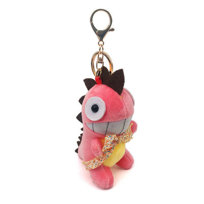 Doll van de de Dinosauruspluche van borduurwerklogo small red big mouth het Zeer belangrijke Speelgoed van de kettingspluche