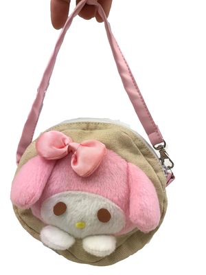 Cirkelmini fashion cute rabbit plush Nul het Huisdecor van de Portefeuillepluche
