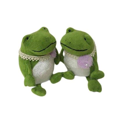 Het groene Speelgoed van de de Babypluche van Animal Plush Toys van de Kikkerprins voor Huisdecoratie
