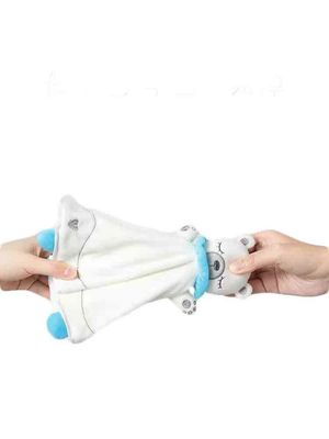 0-1 Handpop Toy Baby Comforting Towel van de Éénjarigen de Pasgeboren Gevulde Dierlijke Pluche