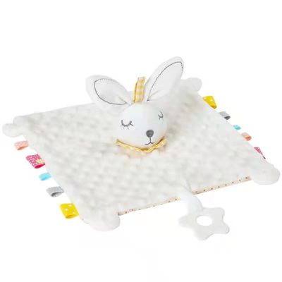 Het troosten Handdoeken van de het Speeksel de Zachte Pluche van Toy For Chew Sleeping Baby van de Babypluche