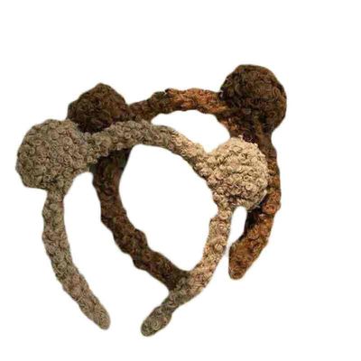 Vrouwelijke Slip draagt van het de Haarspeldgezicht van de Oorpluche de Hoofdband van de de Waspluche