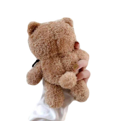Teddy Bear Doll Apple Wireless-Pluche van het Hoofdtelefoon de Beschermende Geval