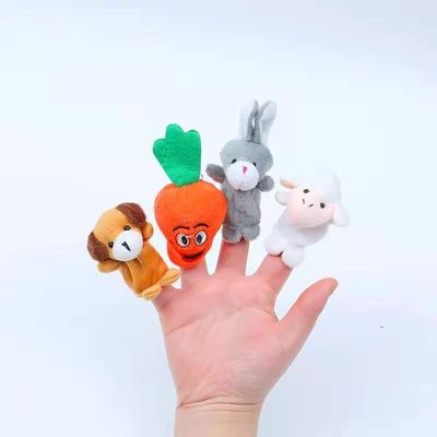 Handpoppen van de familielid de Interactieve Dierlijke Pluche voor Jonge geitjesoem