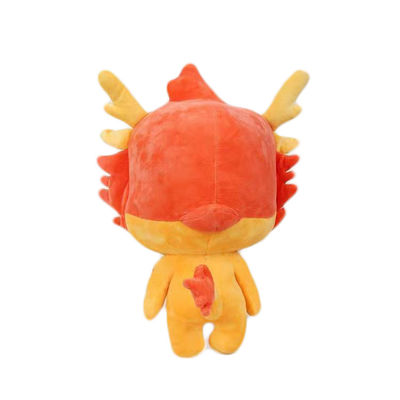 600g 35cm het Gele Kleine Zachte Speelgoed van Dragon Plush Doll Animation Dragon