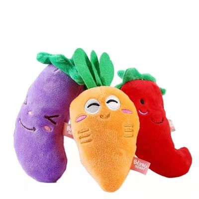 15cm Anti van de Groentencat plush toys vocal dog van het Beetfruit de Pluchespeelgoed