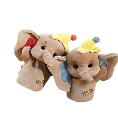 Doll van de olifantshandschoen het de Pluchespeelgoed van de Pluchehandpop kalmeert Baby aan Slaap