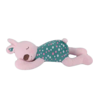 40cm Zacht Dierlijk Pluchespeelgoed die het Hoofdkussenkoffie of Roze slapen van de Konijnpluche