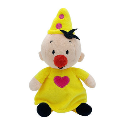 25cm van Geel van het het Comfortspeelgoed Clownplush doll children ' S de Steunen van het de Bedtijdverhaal