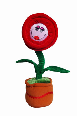 40cm en het Zingen Ingemaakte Pluche die Grappige Bloem Toy Home Decoration Flower dansen