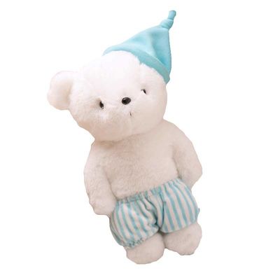 Hand Wasbare 100g Teddy Bear Plush Toys With Hoed
