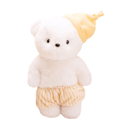 Hand Wasbare 100g Teddy Bear Plush Toys With Hoed