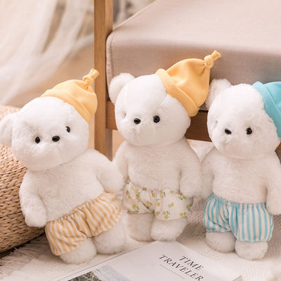 Hand Wasbare 100g Teddy Bear Plush Toys With Hoed
