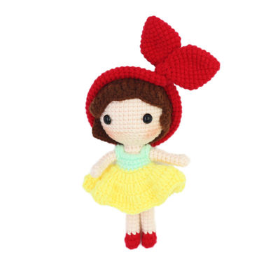 Met de hand gebreide Wollen Doll
