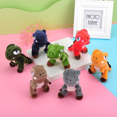 OEM Mini Cartoon Dinosaur Keychain Plush Speelgoed