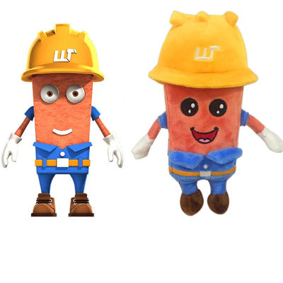 ISO9001 de Mascottestuk speelgoed van de polypropyleenkatoen Gevuld Pluche