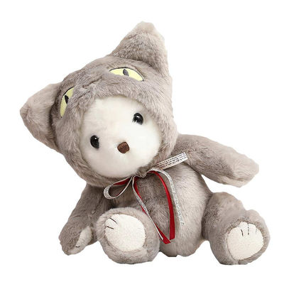 ISO9001 polypropyleenkatoen die Leuke Cat Stuffed Toy vullen