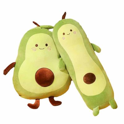 Het het Polypropyleenkatoen van het huisdecor vulde 45cm Avocado Gevuld Stuk speelgoed
