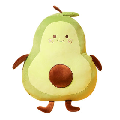 Het het Polypropyleenkatoen van het huisdecor vulde 45cm Avocado Gevuld Stuk speelgoed