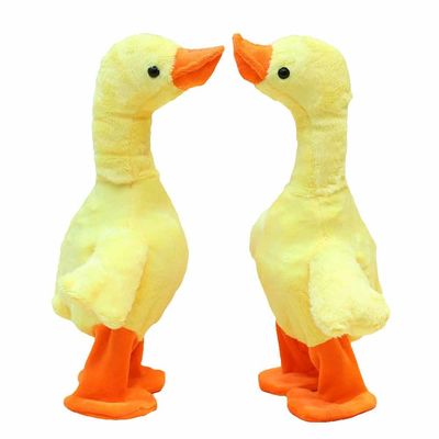 Realistisch 30cm Fluweel Klein Geel Duck Stuffed Animal