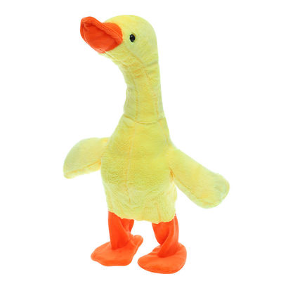 Realistisch 30cm Fluweel Klein Geel Duck Stuffed Animal