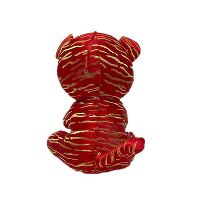 Kunstmatige Chinese het Borduurwerkdraad van Stijltiger plush doll with golden