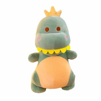 OEM 25cm de Pluchehoofdkussen van de Beeldverhaaldinosaurus met Polypropyleen het Katoenen Vullen