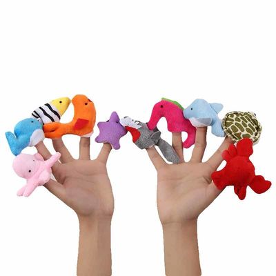 Basisschoolstudenten 15cm Pluchehandpoppen