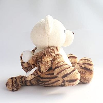 ISO9001 de korte Hoed van Plucheteddy bear with detachable lion
