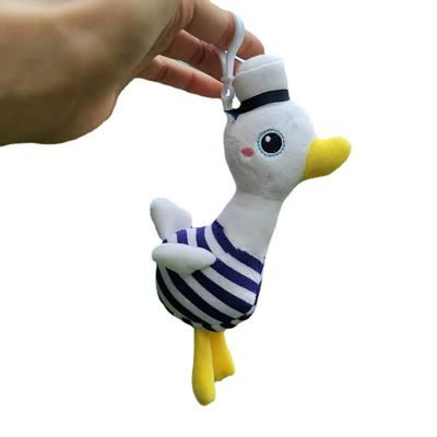 EN71 comfortabele Pluchebaby Duck Charm Keychain