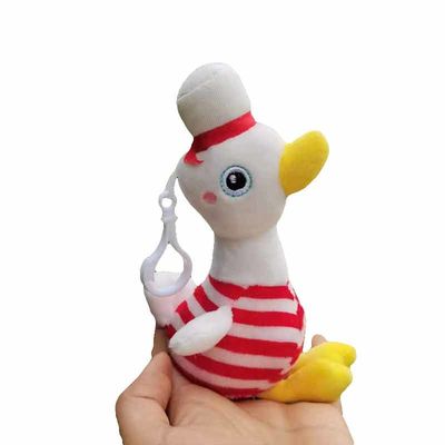 EN71 comfortabele Pluchebaby Duck Charm Keychain