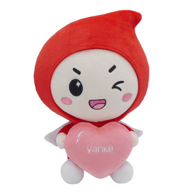 Het Gedrukte Embleem van EN71 25cm Mini Plush Mascot Toy With