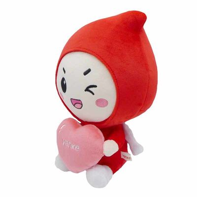 Het Gedrukte Embleem van EN71 25cm Mini Plush Mascot Toy With