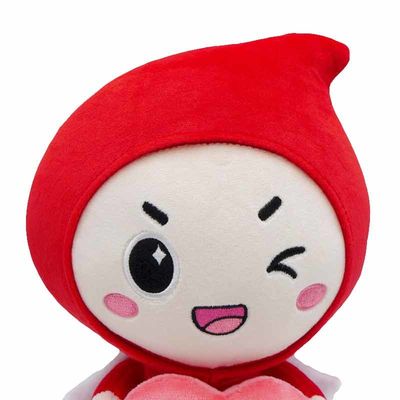Het Gedrukte Embleem van EN71 25cm Mini Plush Mascot Toy With