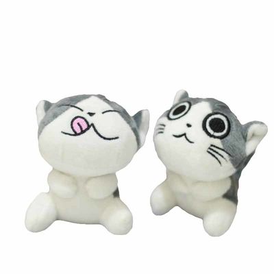 15cm Cat Plush Keychain With Polypropylene het Katoenen Vullen