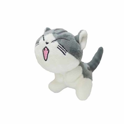 15cm Cat Plush Keychain With Polypropylene het Katoenen Vullen