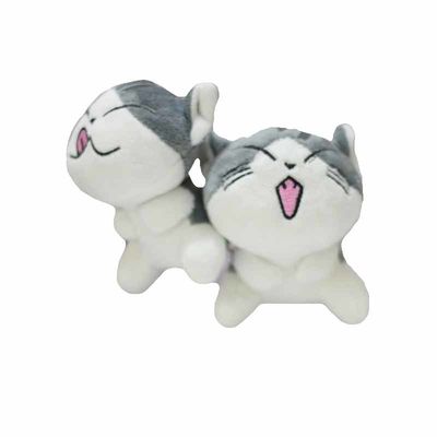 15cm Cat Plush Keychain With Polypropylene het Katoenen Vullen