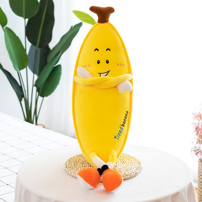 Decoratieve pluche het Huis werpt Hoofdkussen met Banaanontwerp